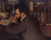 Gustave Caillebotte Portrait oil painting on canvas